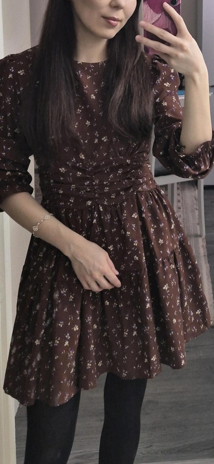 Коричневое платье Gaissina