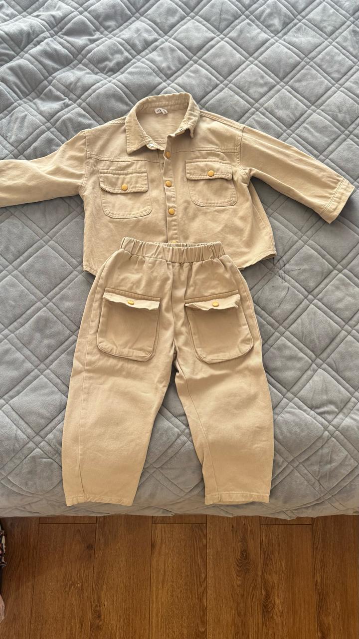 Zara Детский костюм из джинсовой ткани