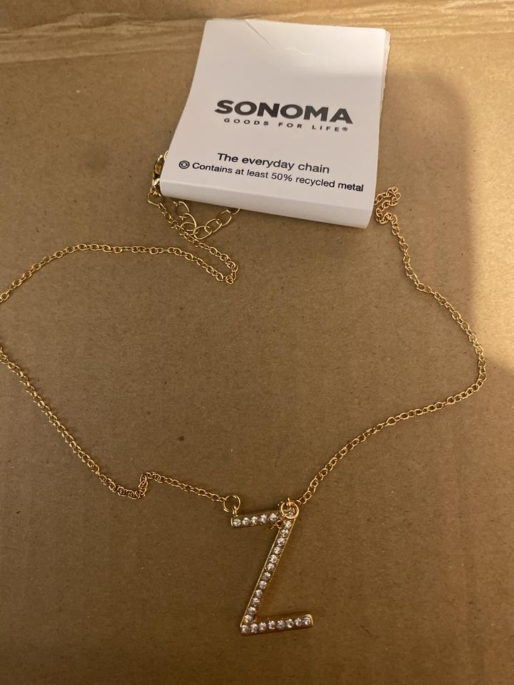Цепочка с кулоном буквой Z SONOMA