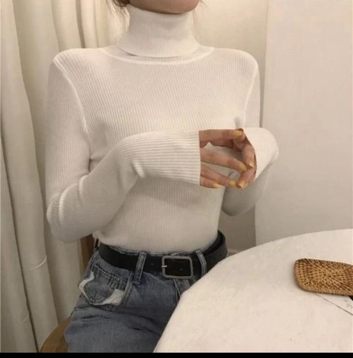 Amisu Водолазка женская трикотажная