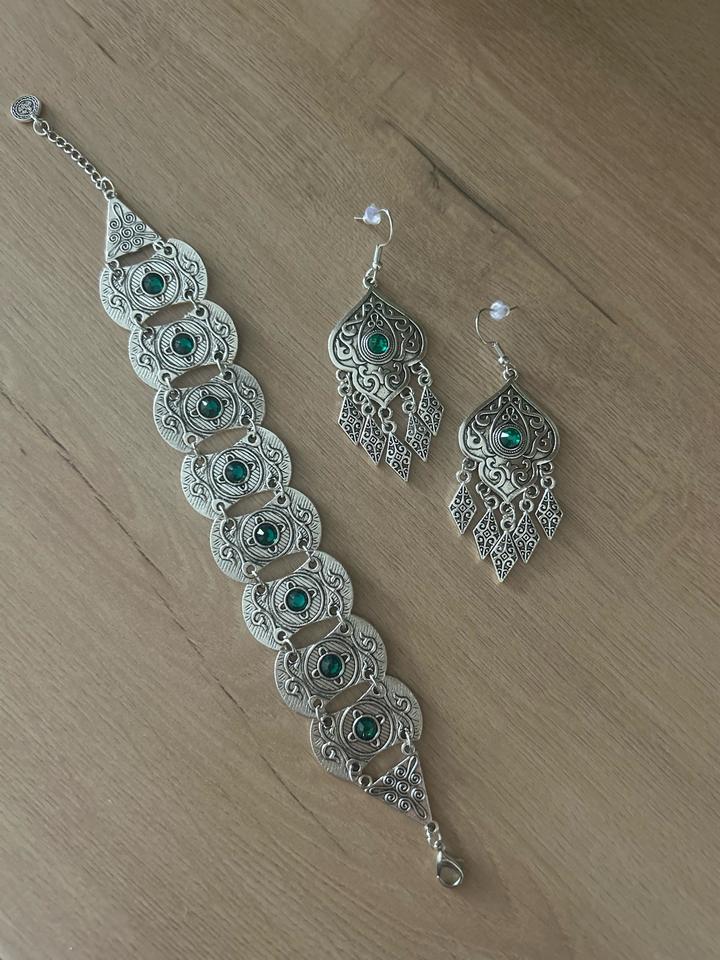 Handmade (ручная работа) Комплект украшений: браслет и серьги