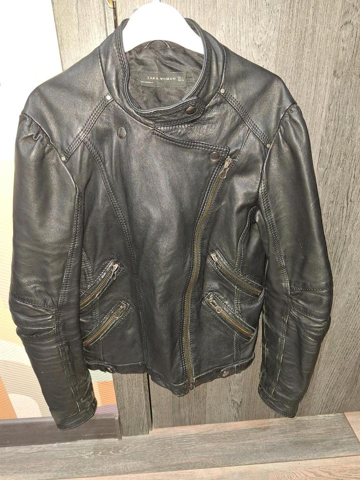 Кожаная куртка Zara