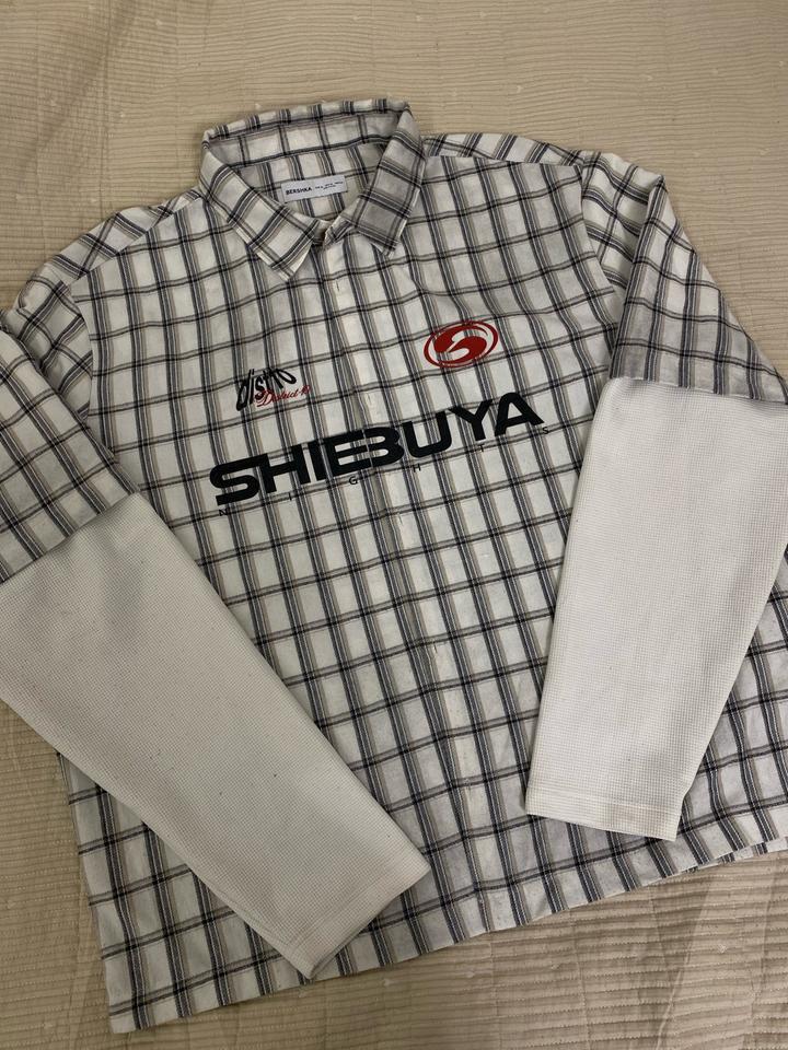 Мужская рубашка Bershka в клетку