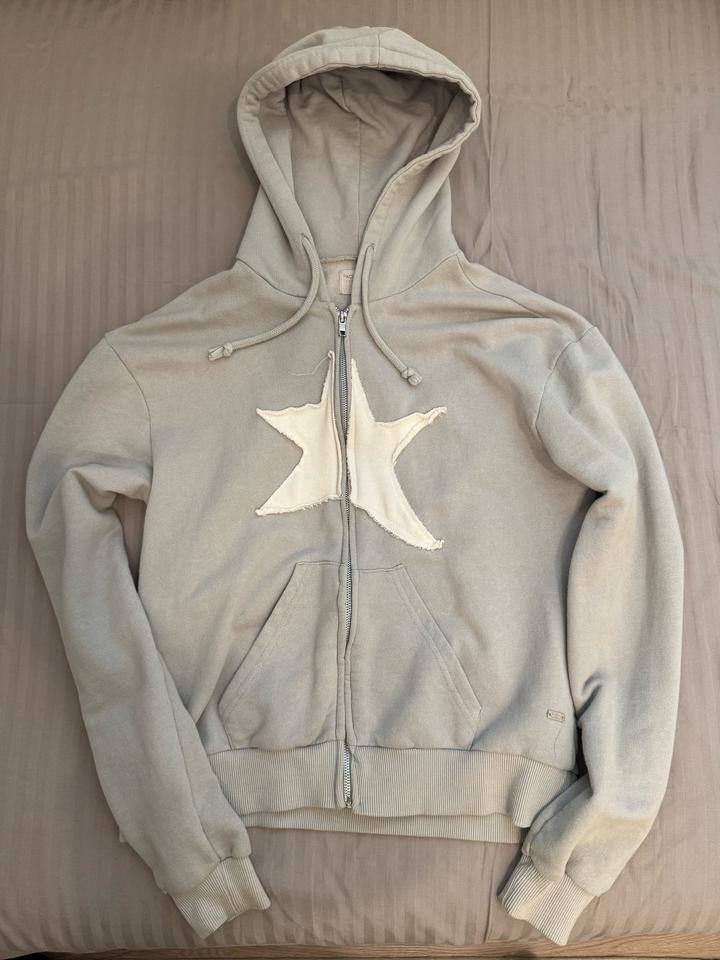 Pull & Bear Худи Pull&bear на молнии со звездой