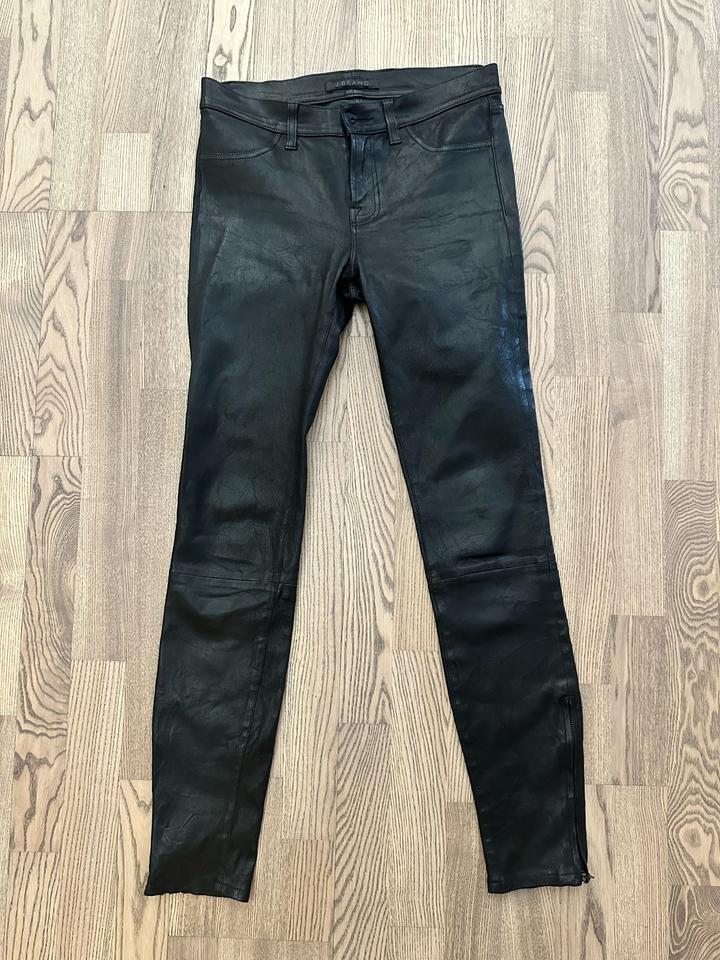 Кожаные брюки J Brand