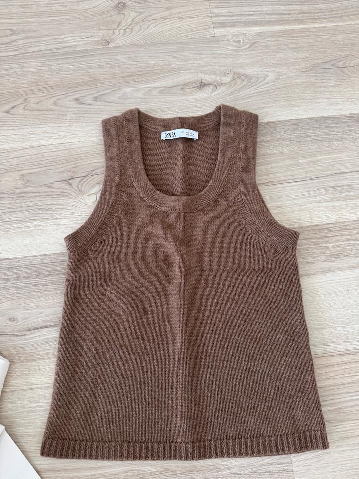 ZARA вязаный жилет
