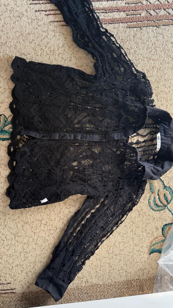 Кружевная блуза ZARA