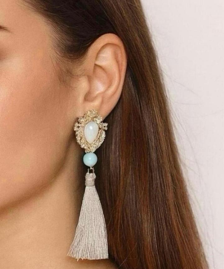 Серьги с кисточками