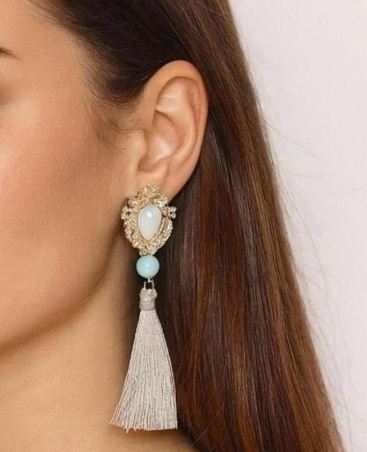 Серьги с кисточками