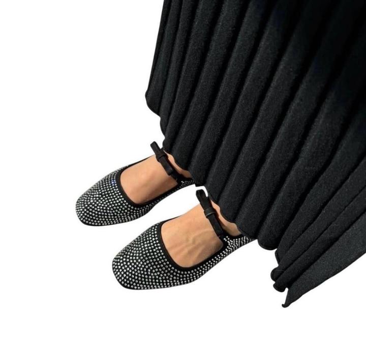 lula shoes Балетки со стразами