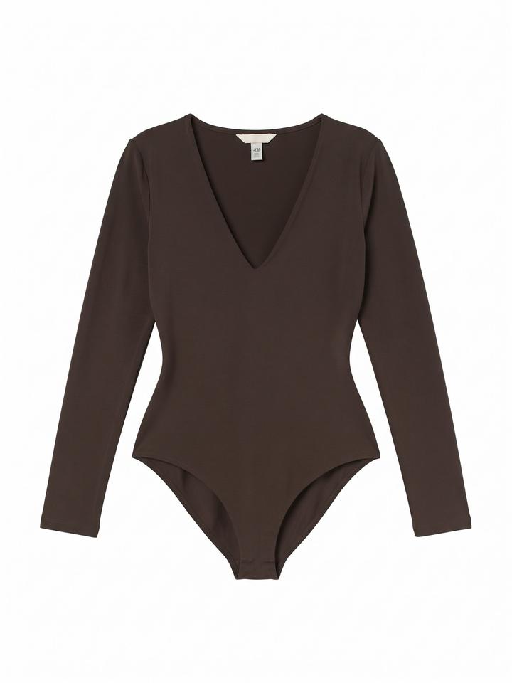 Боди H&M в шоколадном цвете