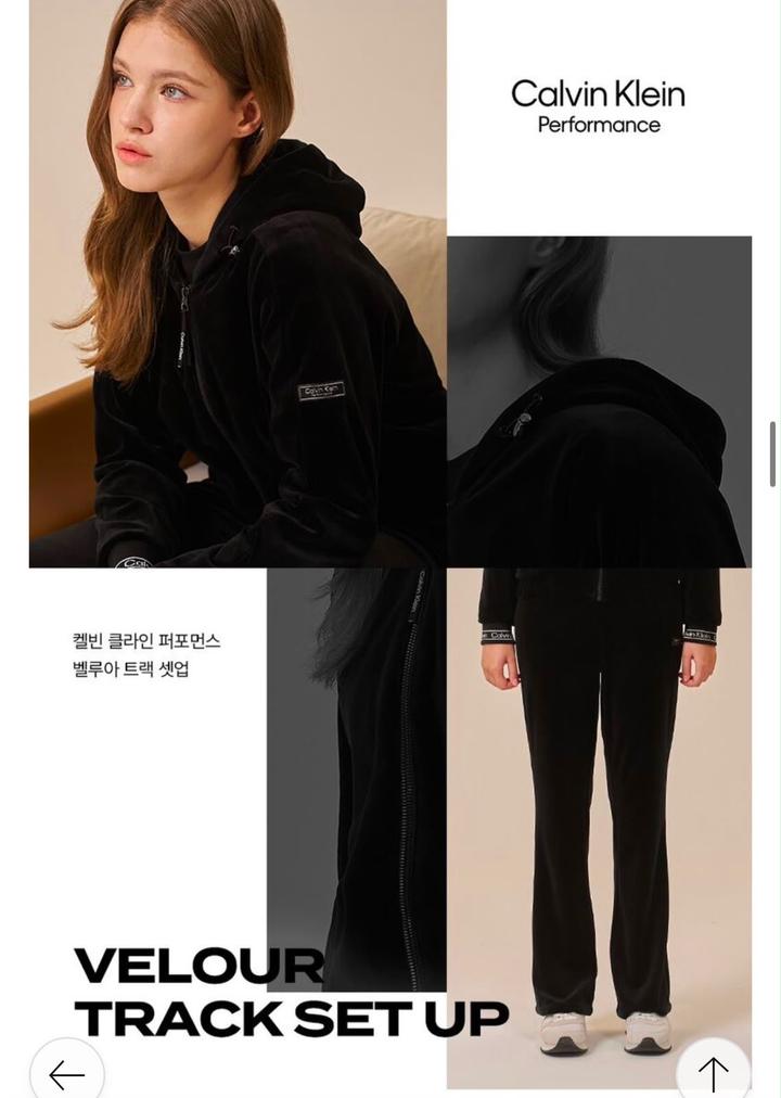 Велюровый спортивный костюм Calvin Klein
