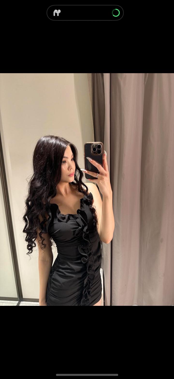 Zara Черное платье мини