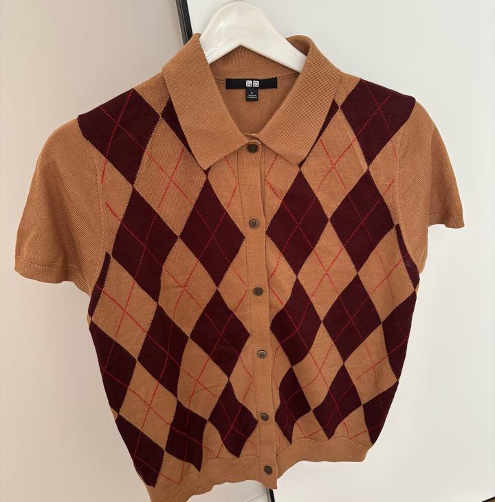 Поло UNIQLO в ромбик