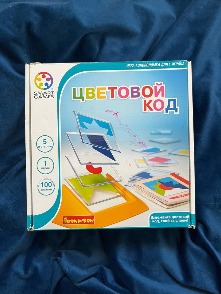 Bondibon Игра-головоломка Цветовой код