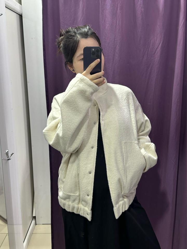 Zara Куртка-бомбер букле