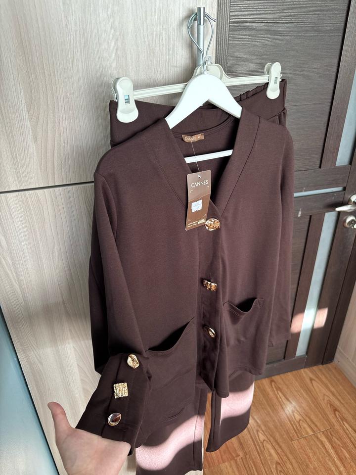 Женский костюм с кардиганом и брюками CANNE’S