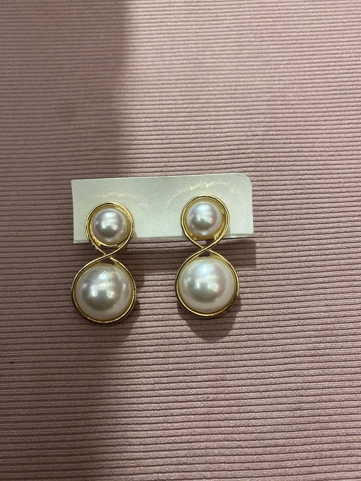 Серьги с искусственным жемчугом