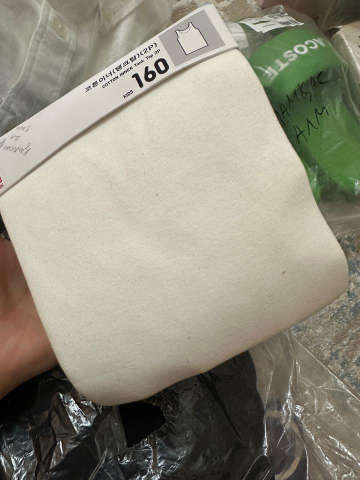 Uniqlo Детская майка 2 шт, хлопок, 160