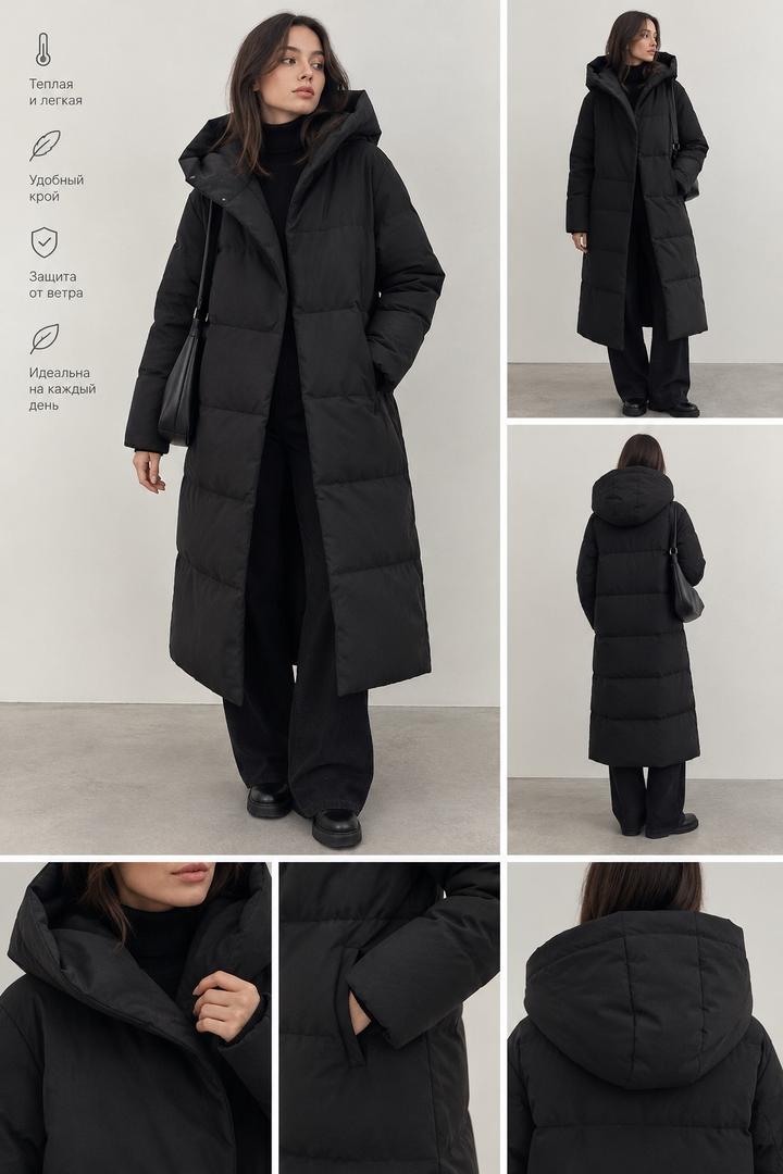 Max Mara пуховик с капюшоном