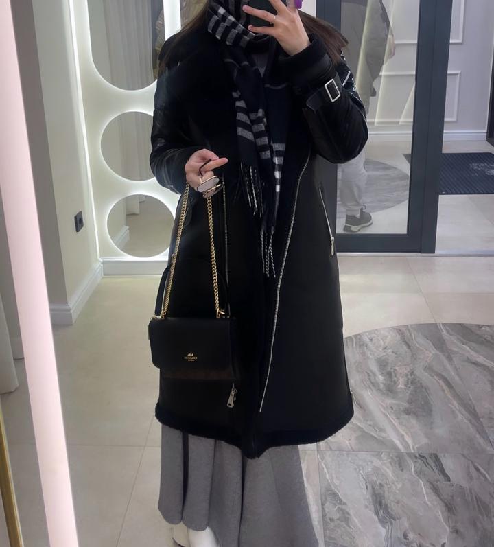 Женская дубленка