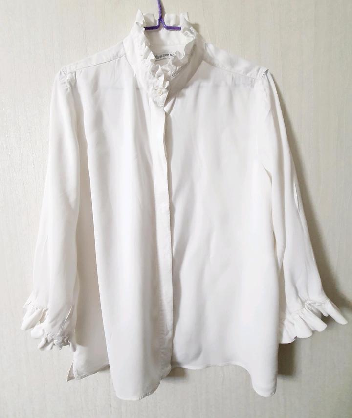 The shirt factory Блузка белая с рукавом 3/4