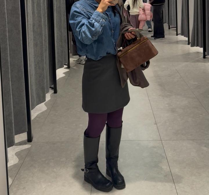 Сапоги-трубы Zara