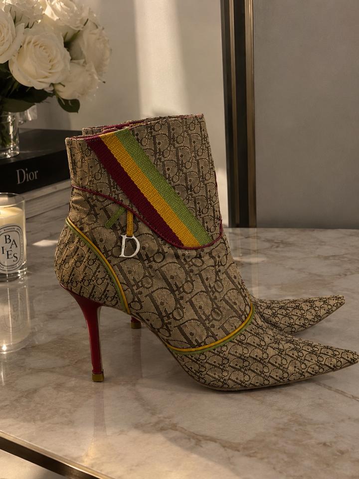Christian Dior Rasta Trotter Monogram Booties