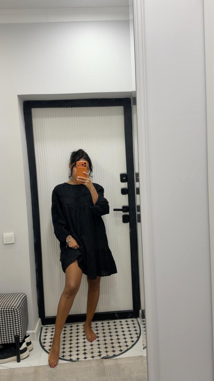 Черное платье Zara