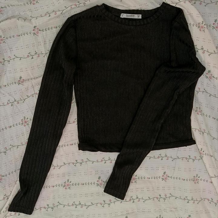 Pull & Bear Укороченный лонгслив Pull&Bear