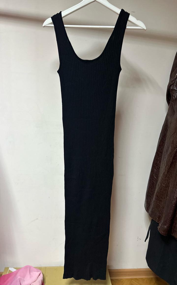 ZARA платье в рубчик