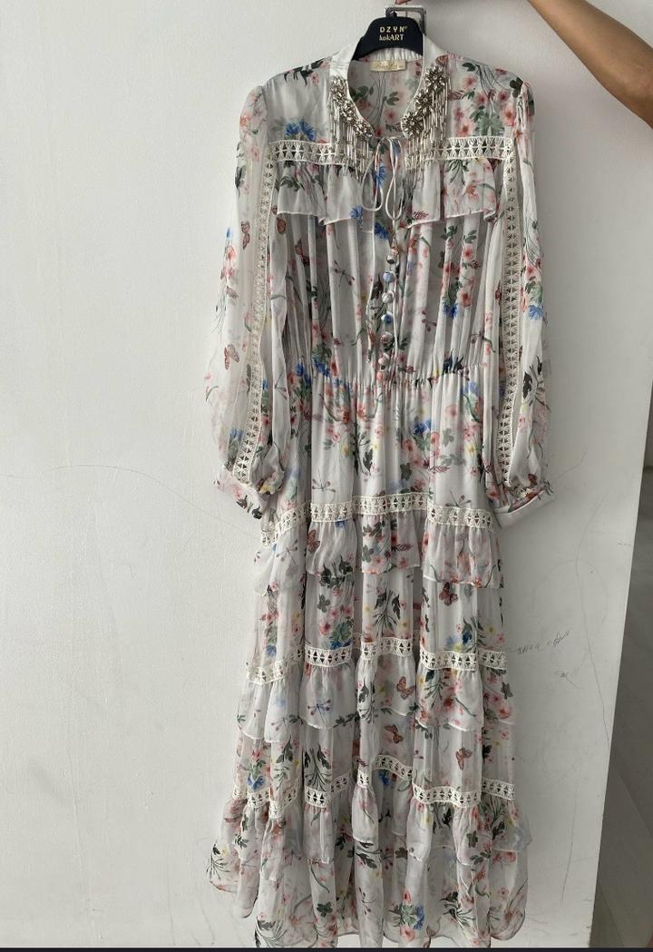 Comme des Garçons PLAY Платье Robe de Rêve с цветочным принтом