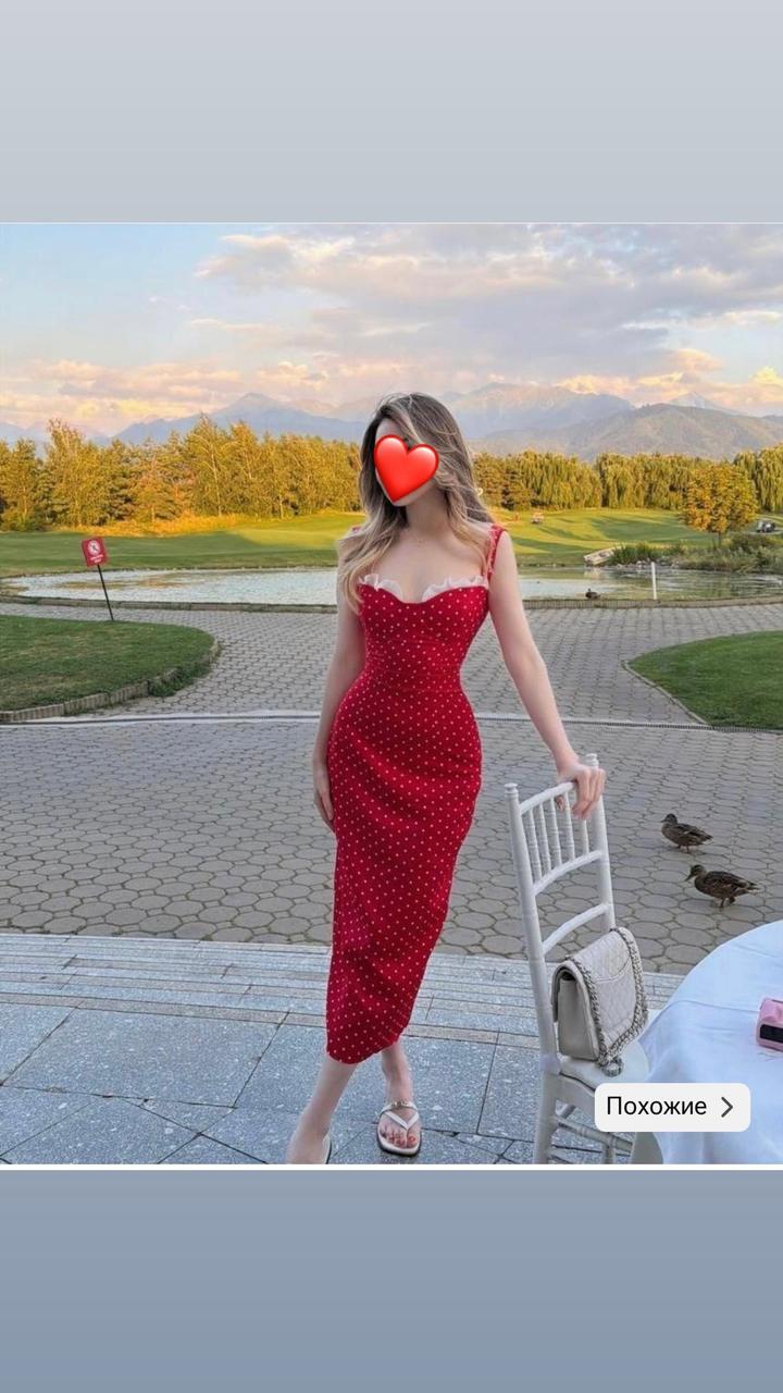 Zara Платье в горошек