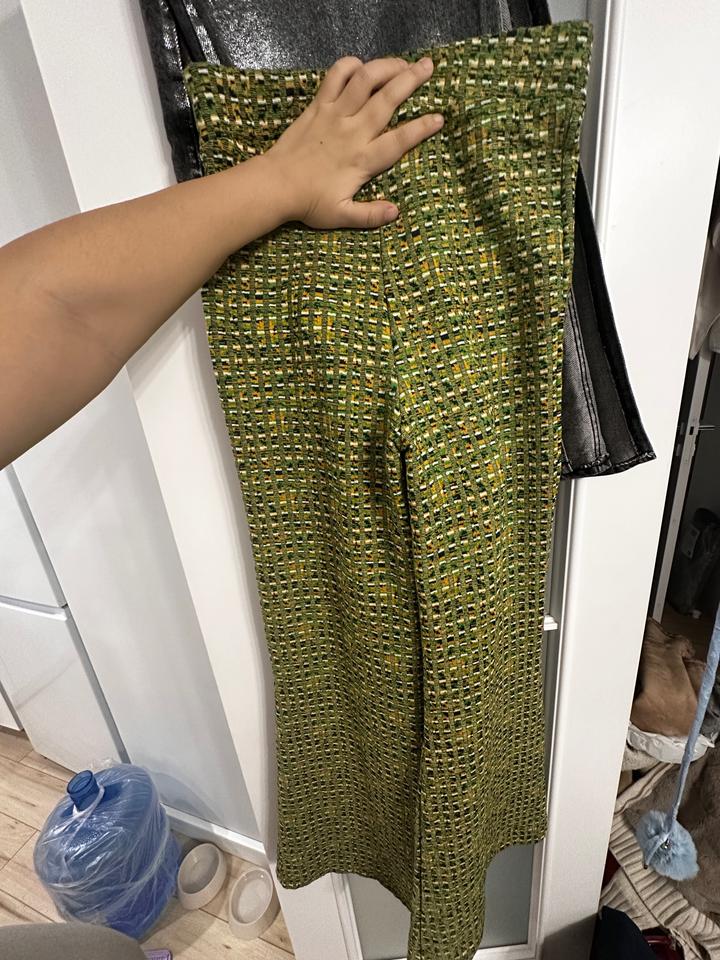 Брюки клеш мягкие Stradivarius