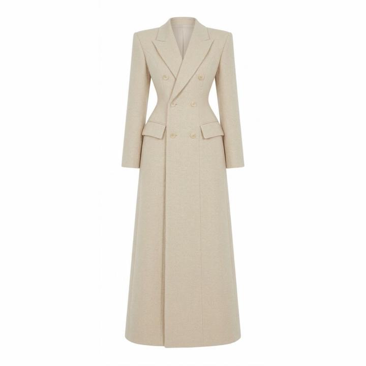 Max Mara Двубортное пальто макси