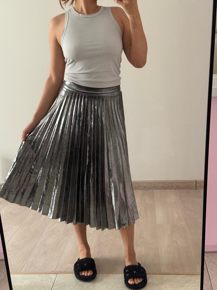 Плиссированная юбка Bershka