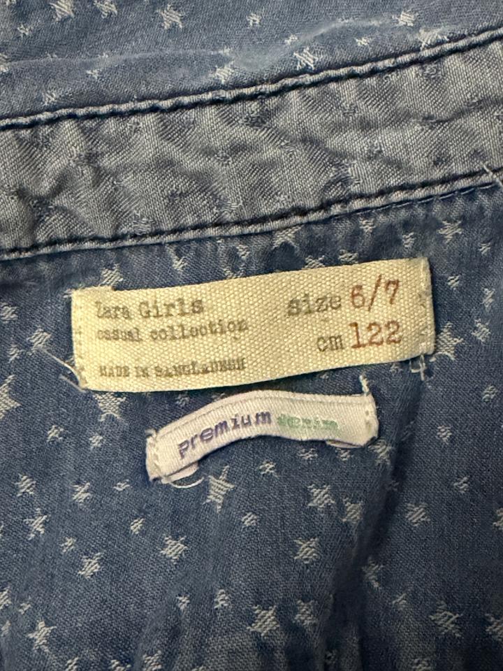 Джинсовое платье Zara со звездами