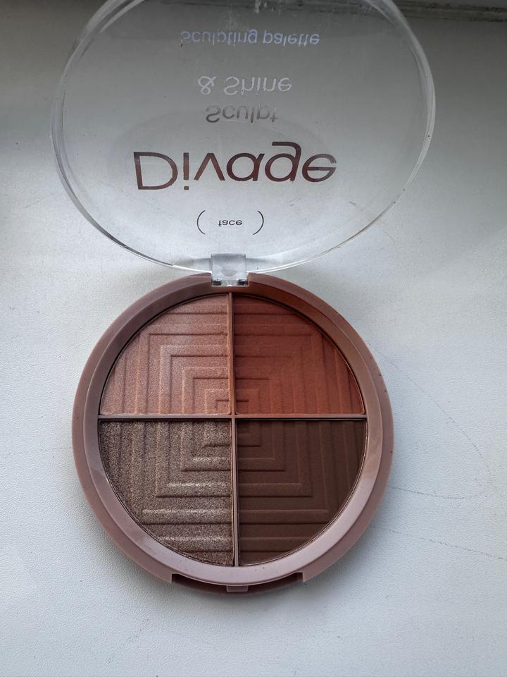 Палетка для лица Divage Sculpt & Shine