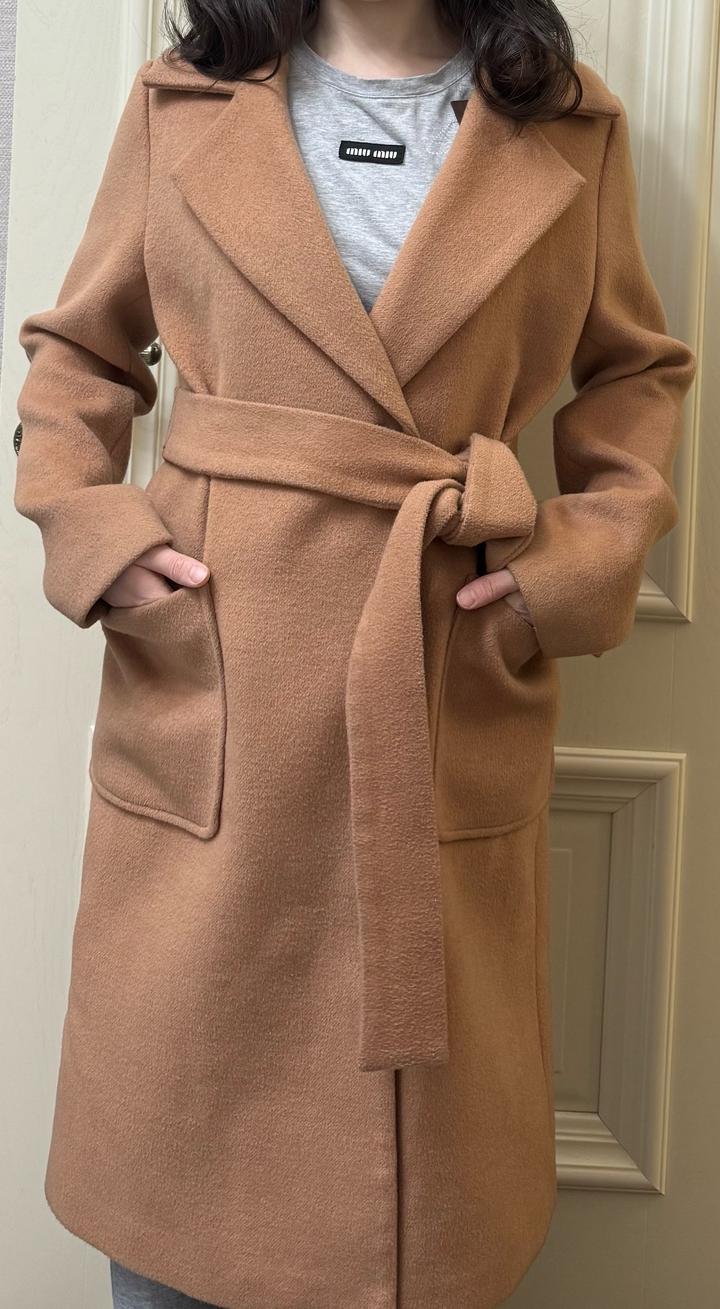 Fashion Furs Kazakhstan Новое пальто с поясом кз дизайнера