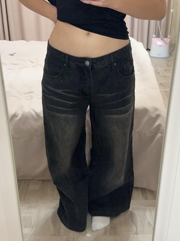befree джинсы Wide-Leg с эффектом стирки и потертостями.