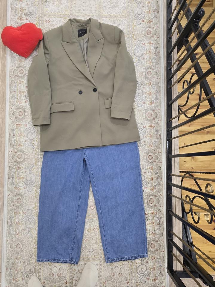 Женский комплект LC Waikiki — пиджак и джинсы, 42/44