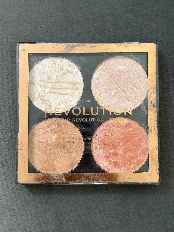 Палетка хайлайтеров и бронзеров Makeup Revolution