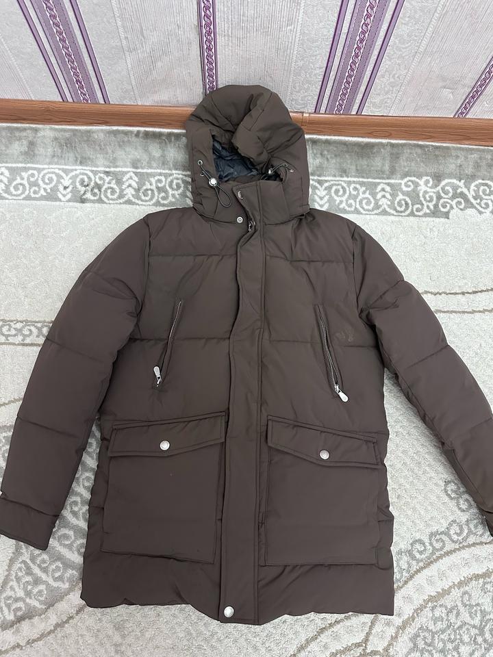 Brunello Cucinelli Мужской пуховик с капюшоном