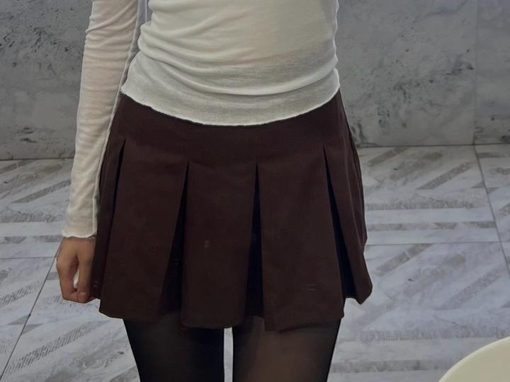H&M Юбка мини в складку hm