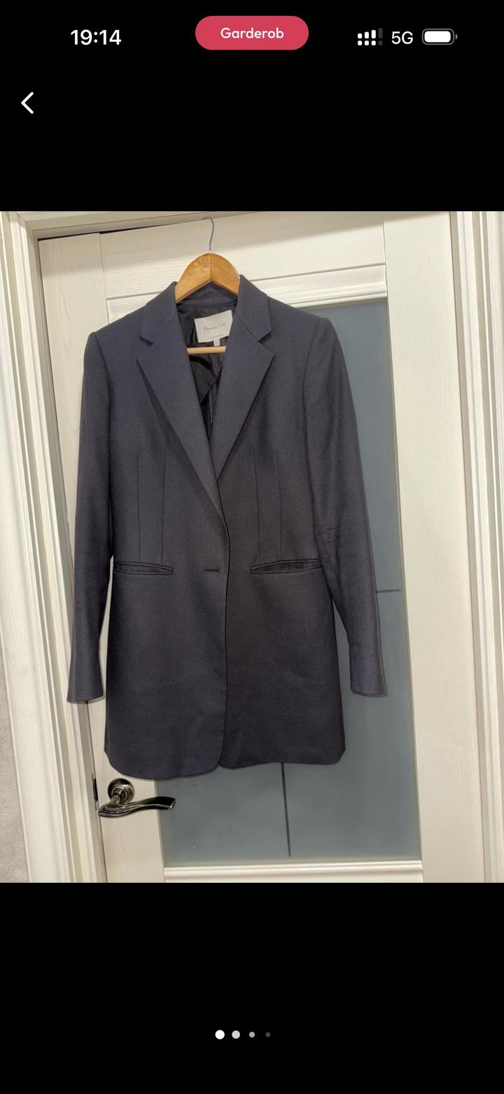 Пиджак Massimo Dutti шерсть