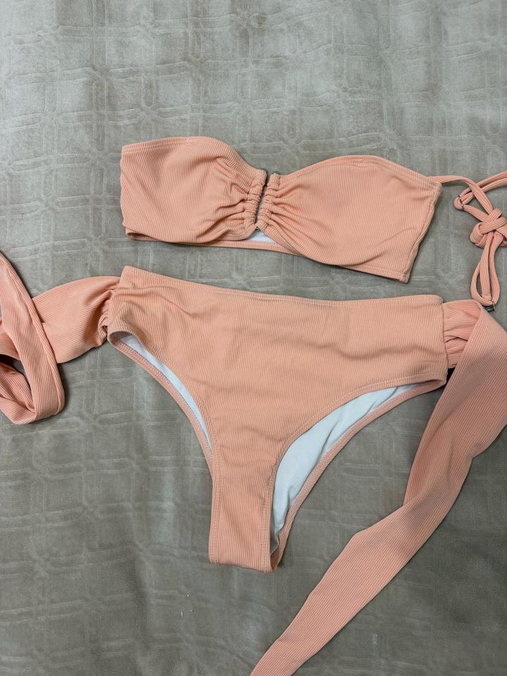 Zara Раздельный купальник с топом бандо