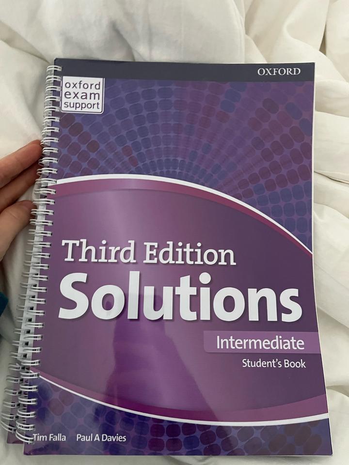 Книги Third edition solutions (workbook,students book)