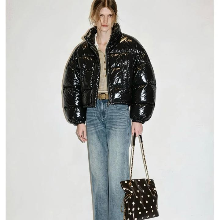 Новая глянцевая куртка до -20* , до роста 173см