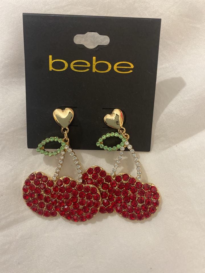 Серьги bebe вишни