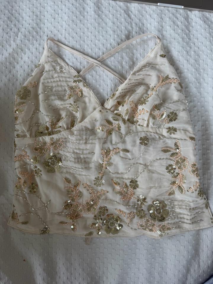 SHEIN топ с пайетками